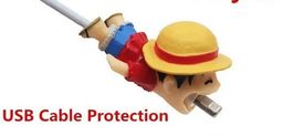 One Piece Ruffy Kabelschutz Kabelbeisser Fun Fanartikel USB