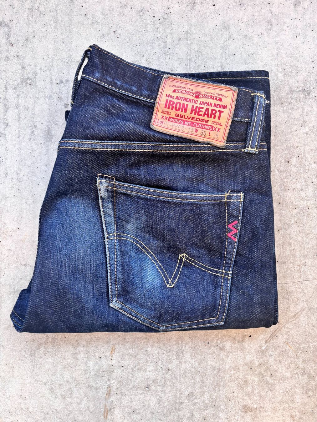 Iron Heart Jeans: Iron Heart 666s 14oz Selvedge – Usato da Thun venduto da maddox75