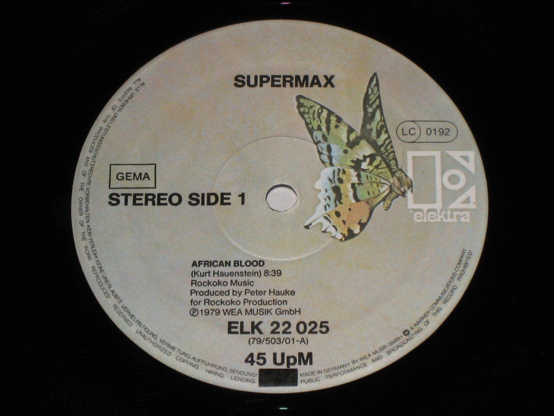 Vinyles: MAXI - SUPERMAX - AFRICAN BLOOD – D'occasion à Steckborn par Quo7 1