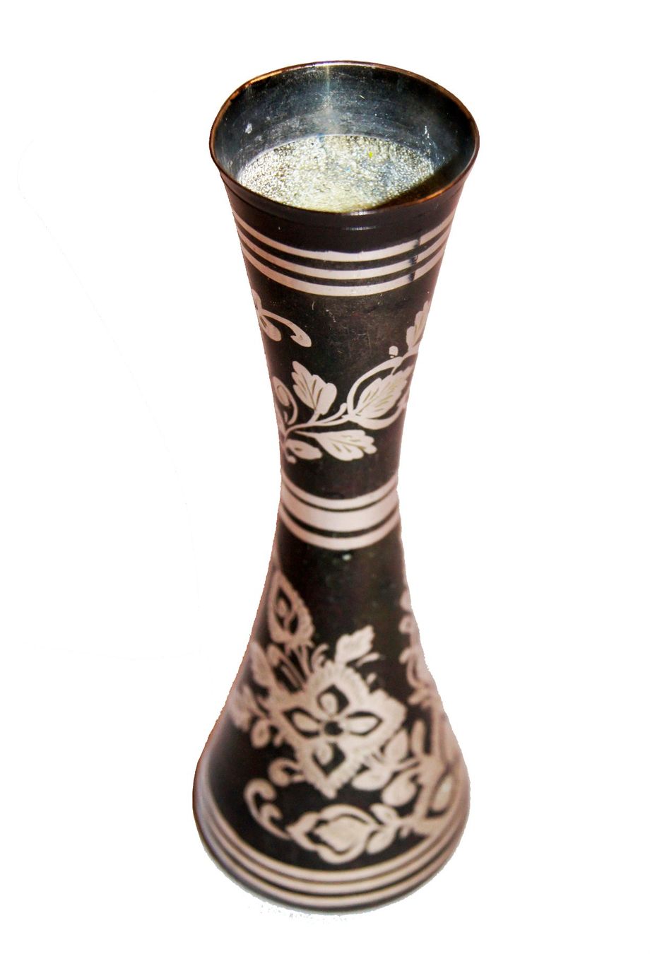 Vase & Récipients: Wunderschöne Bidri-Vase mit Silberauflage – D'occasion à Geroldswil par ARTEFACTO 1