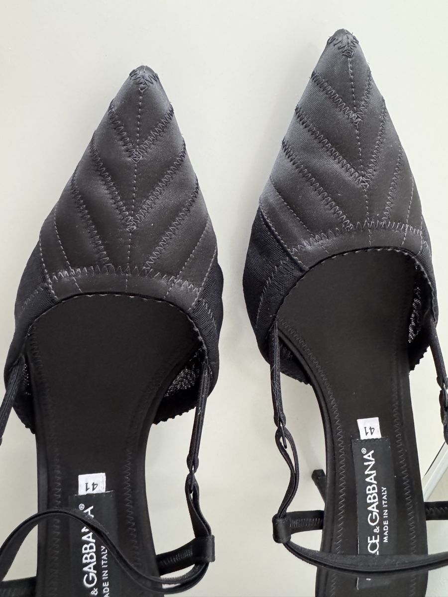 Dolce & Gabbana Scarpe da donna: Dolce & Gabbana Slingback Pumps black – Usato da Unterägeri venduto da san_6qcx 3