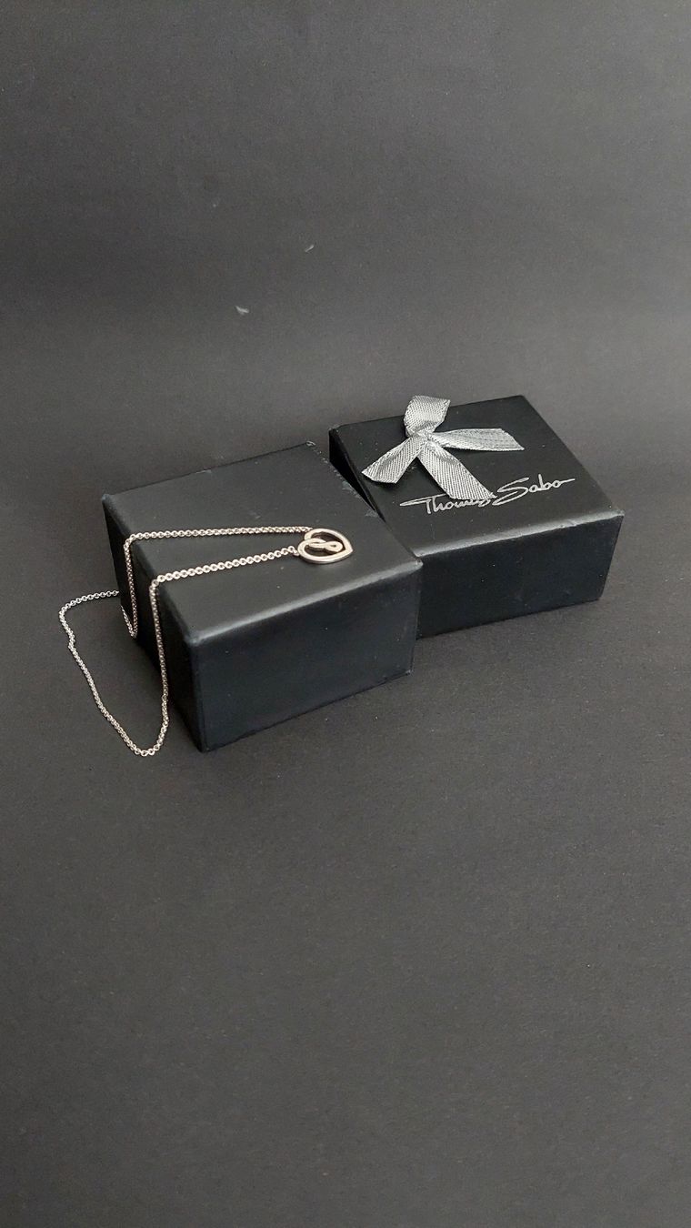 Thomas Sabo Catenine: Thomas Sabo Halskette Herz & Infinity – Nuovo (secondo la descrizione) da Zürich venduto da Rose-Black 5