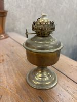 Lampe à huile vintage en laiton - Prête pour l'hiver