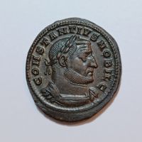 Follis (grosse römische Bronzemünze) Constantius I. 293-305
