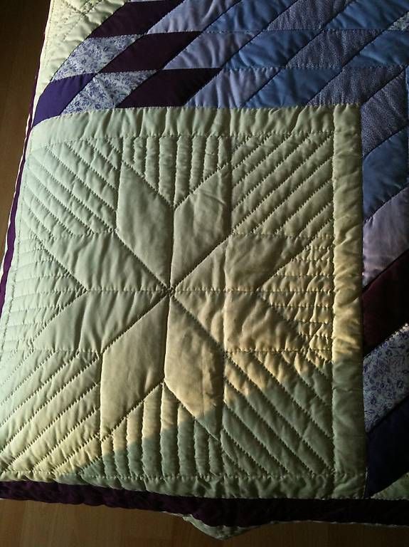 Coperte: Quilt / Patchwork Tagesdecke, Handarbeit aus Arkansas – Usato da Zug venduto da Chihuahua0 3