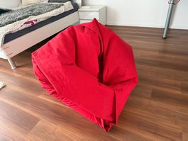 Sitzsack rot 170cm x 130cm