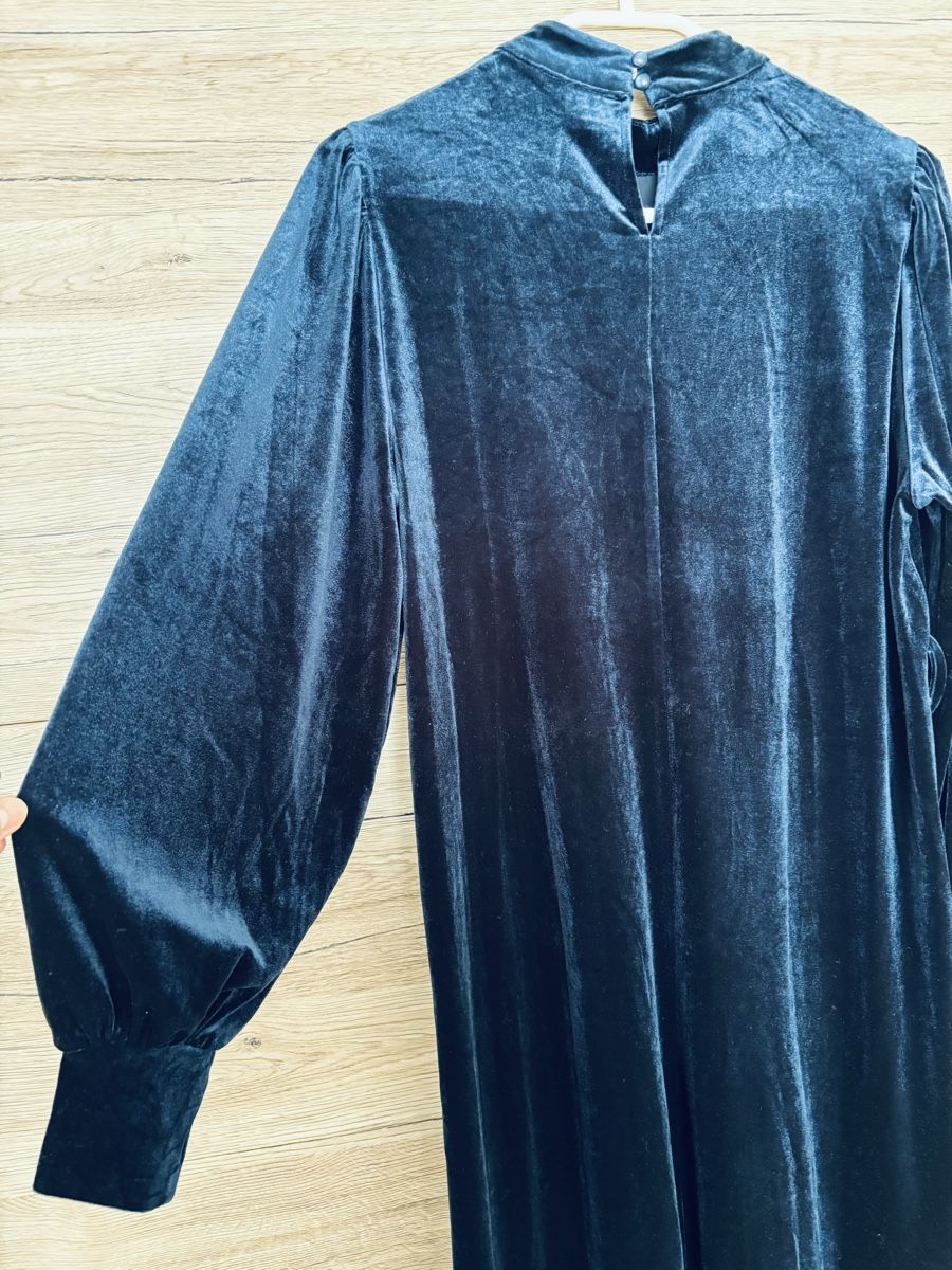 Kleider: Robe velours Kaffee bleu marine – Neu und originalverpackt aus Genève von mur_h768 3