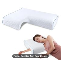 Ergonomisches Armstütz-Kopfkissen für den linken Arm