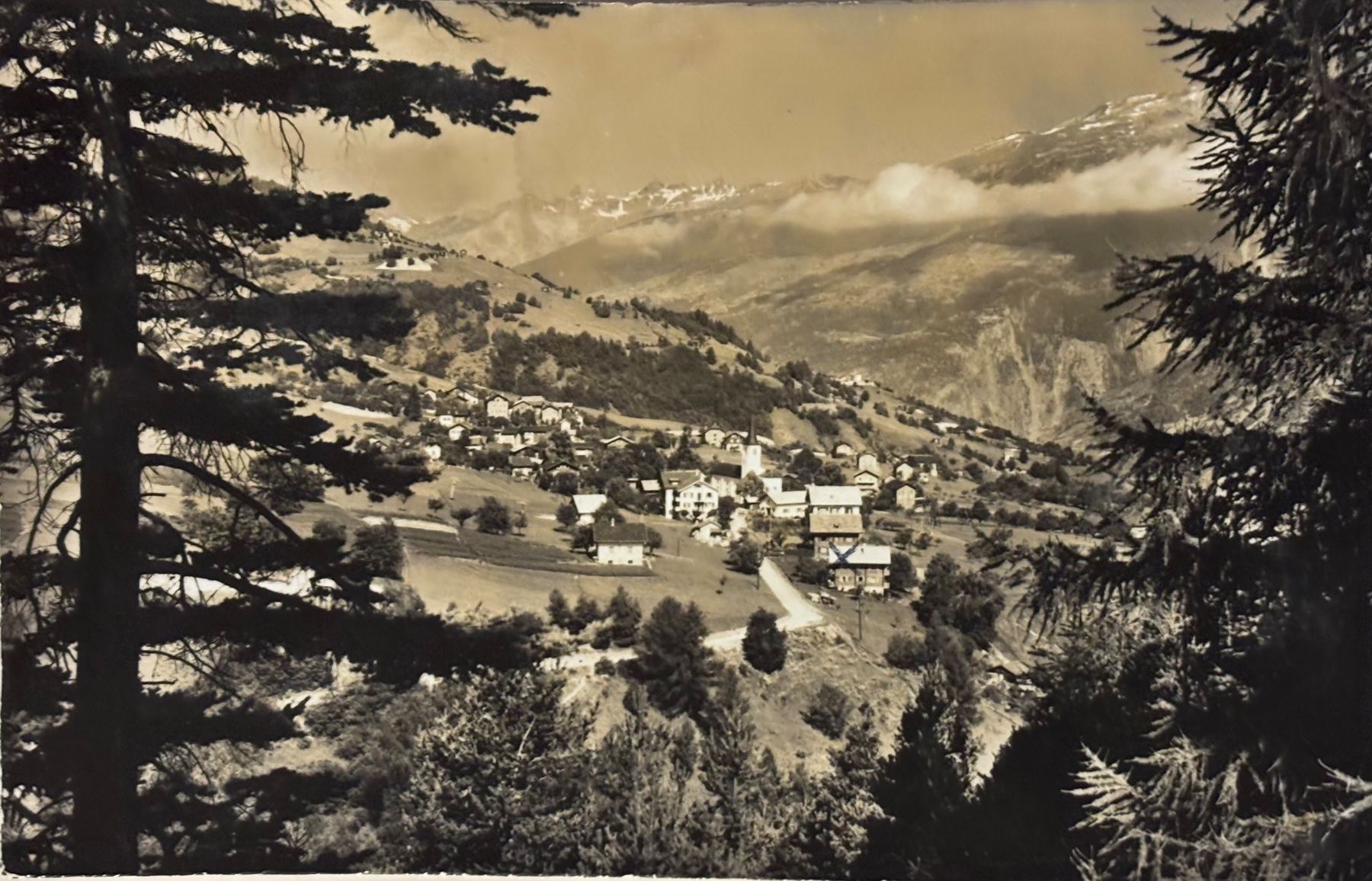 Cartoline postali: Klopfenstein - Unterbäch VS – Usato da Frauenfeld venduto da Merk52