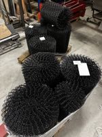 Posten Drahtgeflecht, Masche 30x30, schwarz. Div. Breiten.