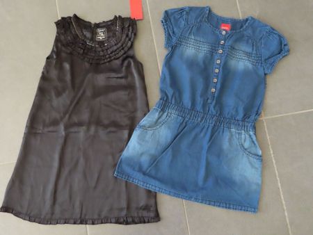 ESPRIT 2 herzige Kleider Gr.128/134 +++neuw./neu+++