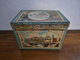 Alte Keksdose Moskau Blechdose Vintage Reklame Blech Dose