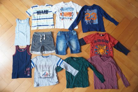 Grosses Kleiderpaket 11 Stk Jungen Sommer/Herbst Grösse 116