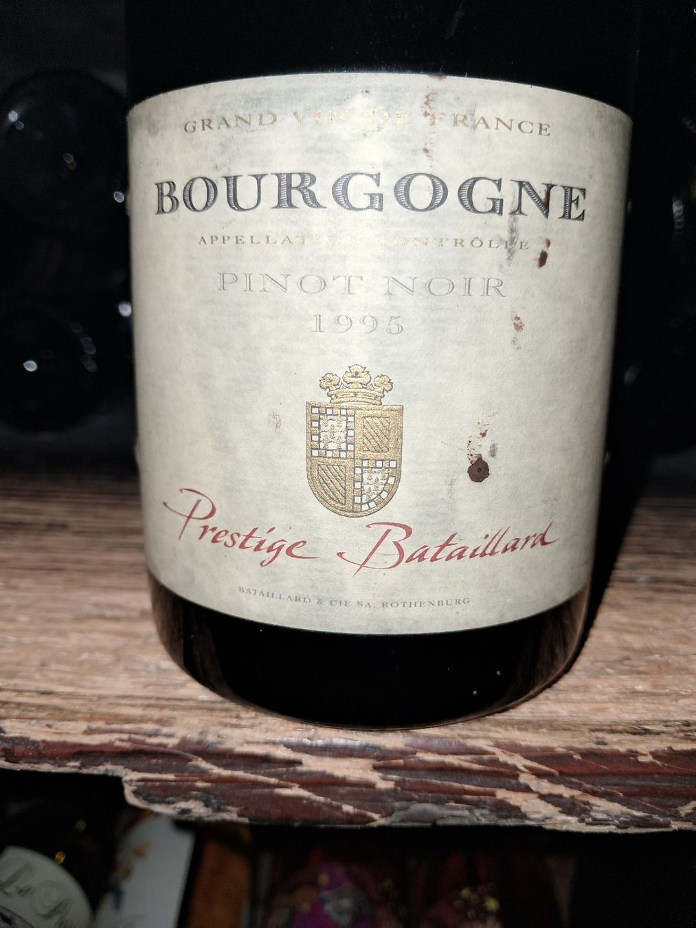 Wein: Bourgogne Pinot Noir Prestige Bataillard 1995 – Neu und originalverpackt aus Le locle von juliensaran 1