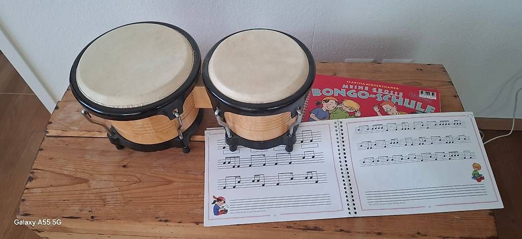 Strumenti musicali: Bongo Professional ca.18 cm + 21 cm – Usato da Bottmingen venduto da veroda01 1