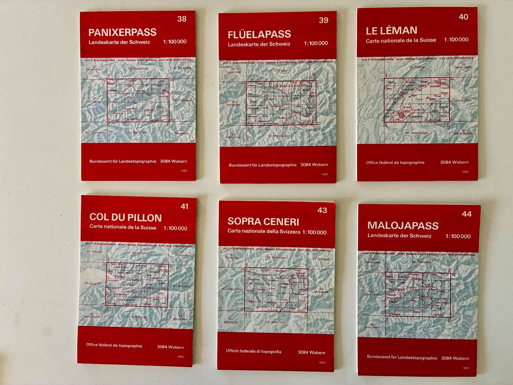 Cartine & Atlanti: Diverse Schweizer Karten – Usato da Ammerzwil BE venduto da Frama0 2