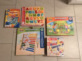 Kinder Lernspiele ab 3 Jahren, 5 Stück