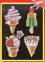 Paillettenbild Sequin Art - Teen Craft - Ice Cream