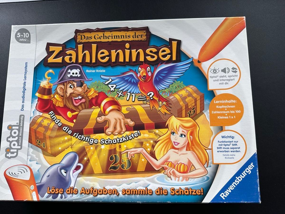 Tiptoi Spiele: Tiptoi Spiel: Zahlen-Roboter, Zahlenschatz, Lesezauber! – Gebraucht aus Roggwil TG von sch_6dls 2