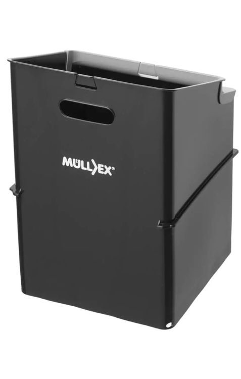 Cestino Estraibile Naber Müllex Single 35 - Sistema Rifiuti Da Incasso Per Cucina - 35L, Antracite