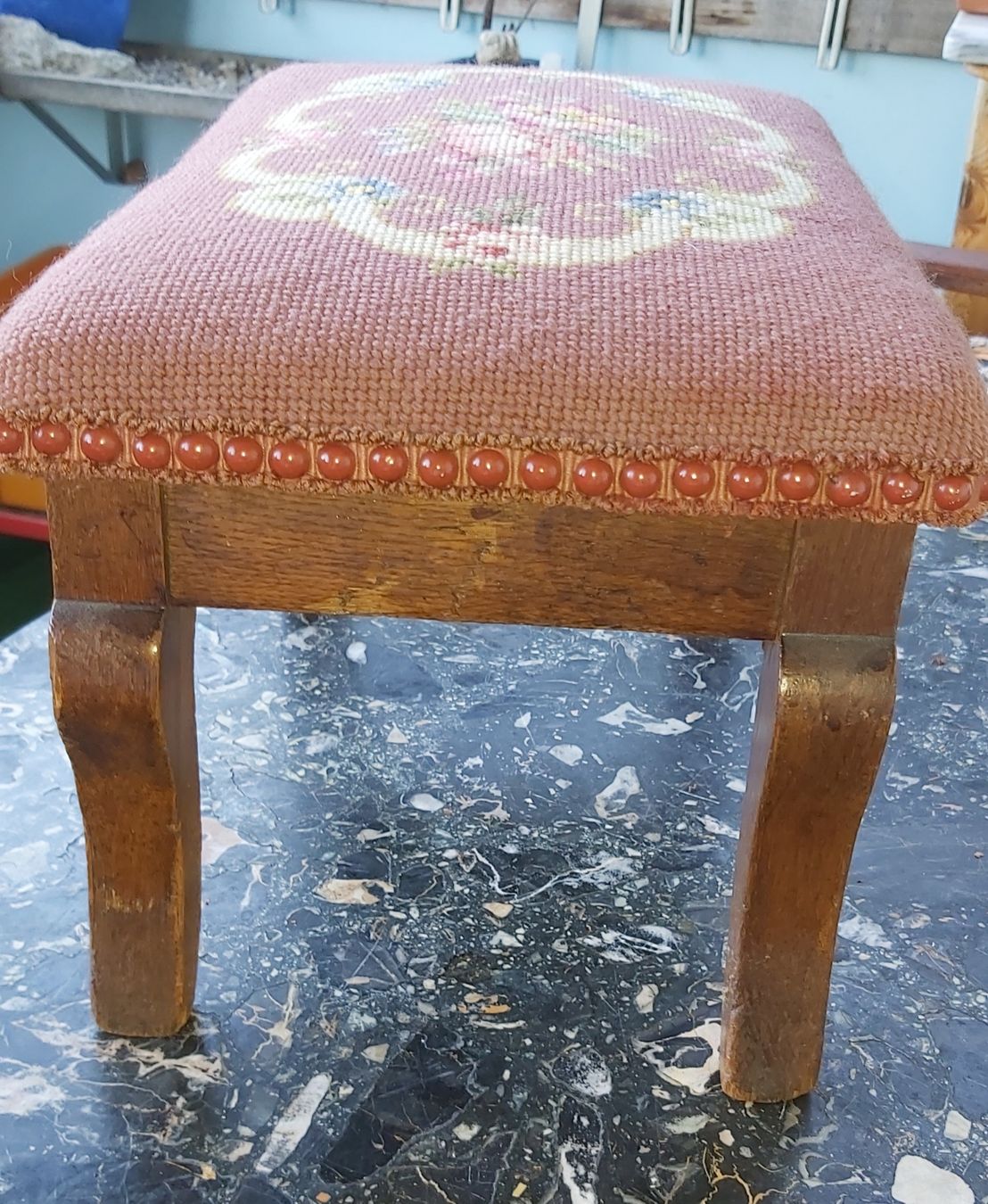 Tabourets: Hocker aus Holz / Fuss - Schemel VINTAGE – D'occasion à Greppen par 86Sina 3