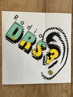 Vintage Abziehbild Radio DRS3 Abziehbild, Sticker