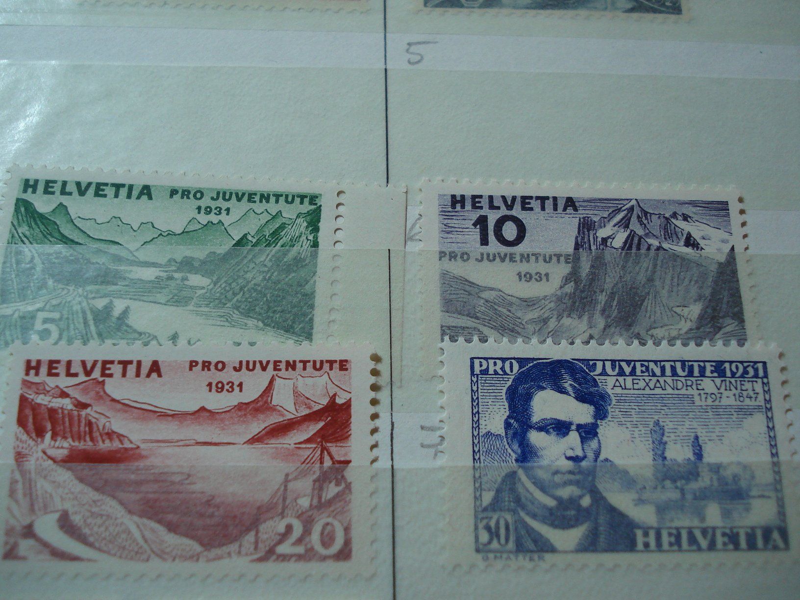 Tutti i francobolli: Satz Pro Juventute ** 1931 – Usato da Niederwil AG venduto da morostahu