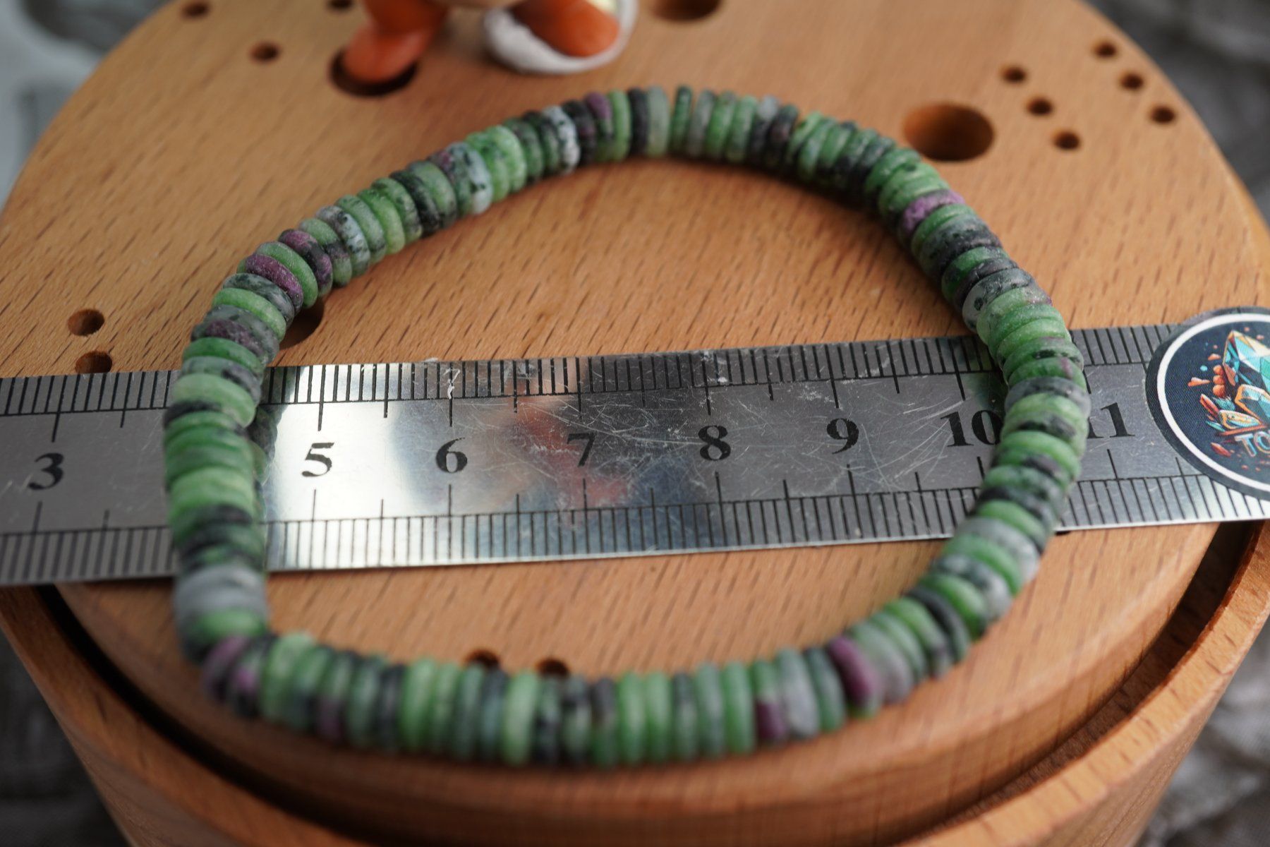 Minerali & Pietre curative: Rubin  Zoisit  Donuts   Armband  Ab 1.- – Nuovo e nell'imballaggio originale da Eschenbach SG venduto da topstone 6