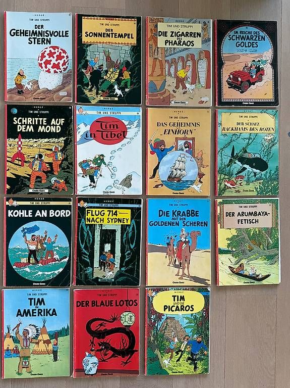 Fumetti: Comics - Tim und Struppi (15 Bänder) – Usato da Hombrechtikon venduto da SeeBueb_ZH