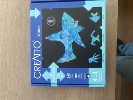 Creatto 3D Bausatz Shark 4 in 1 mit 100 LED Leuchten