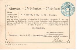 PK, Eidgenössische Post Verwaltung Kreis Dir. Luzern 1925
