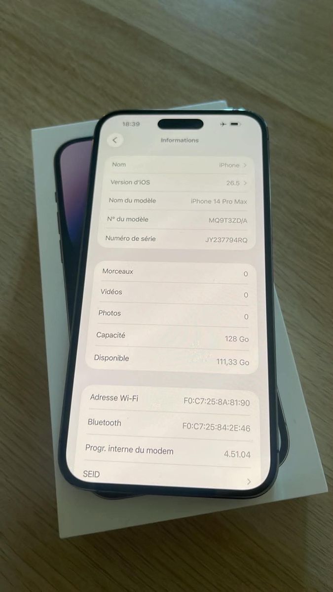 Apple Portables: IPhone 14 Pro Max 128gb – D'occasion à Biel/Bienne par ML31 4