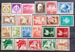 DEUTSCHES REICH: Ein Lot Postfrische ** aus 1942–1945