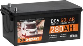 EXAKT Solarbatterie 280Ah 12V