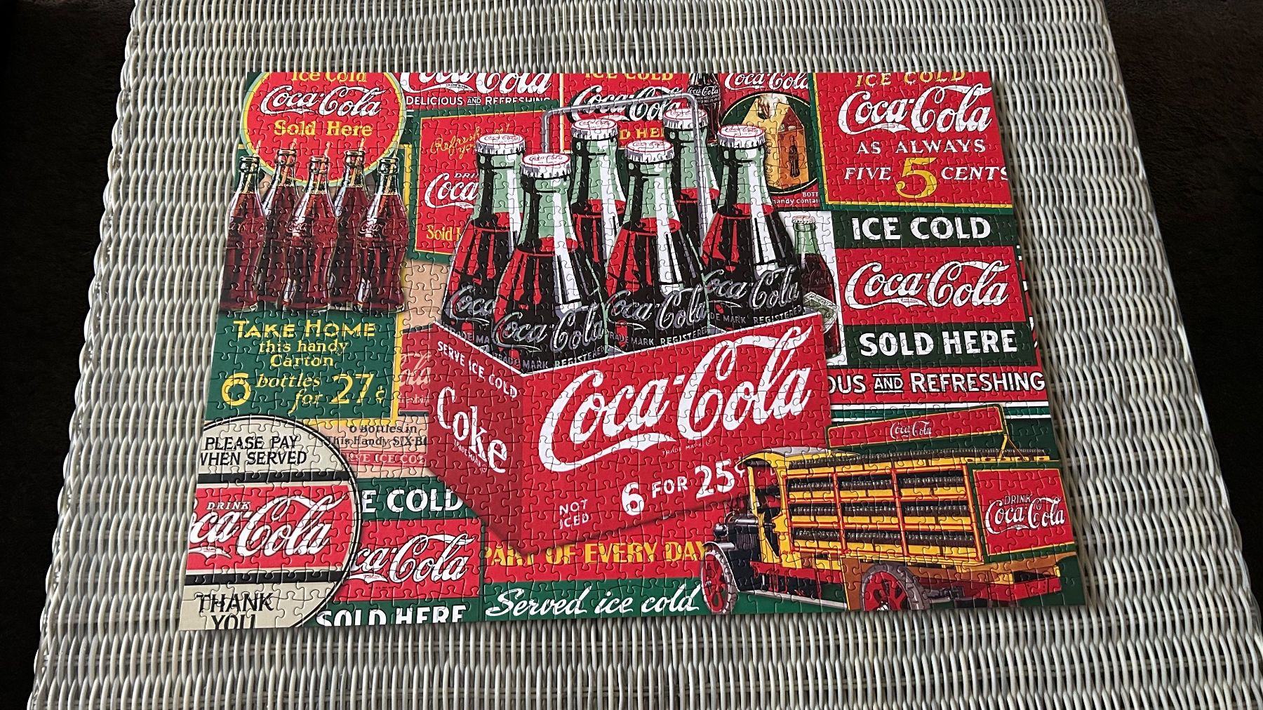 Puzzles: Schmidt Puzzle Coca Cola – 1000 Teile – Gebraucht aus Müllheim Dorf von jeney9