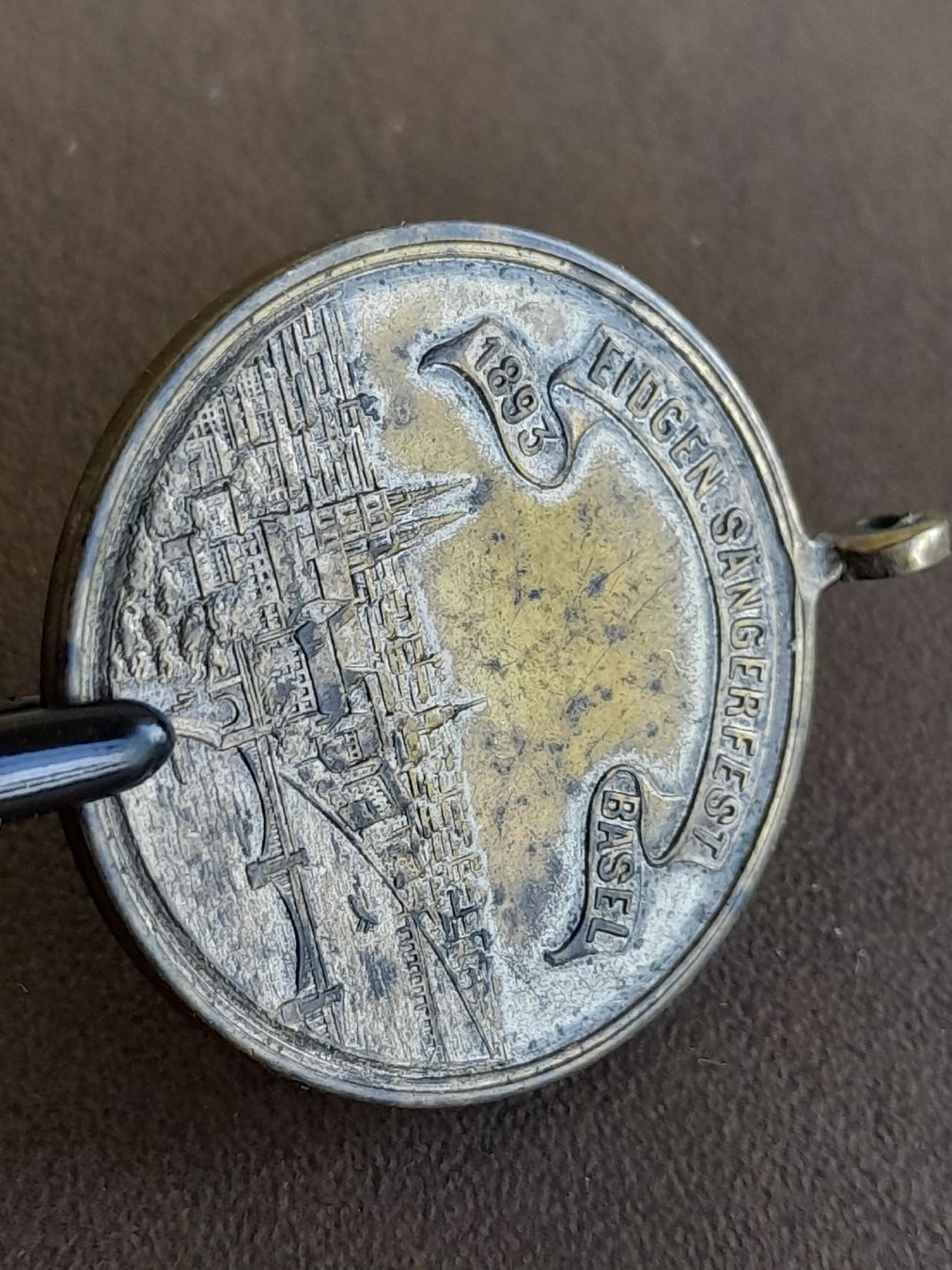 Médailles: Medaille 1893 Basel Eidgen Sängerfest – D'occasion à Basel par Basel_20 3