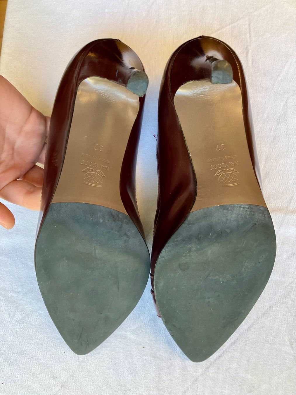 Navyboot Scarpe da donna: NAVYBOOT Leder Pumps, Burgund, Grösse 37 – Usato da Zürich venduto da mou_j96c 6