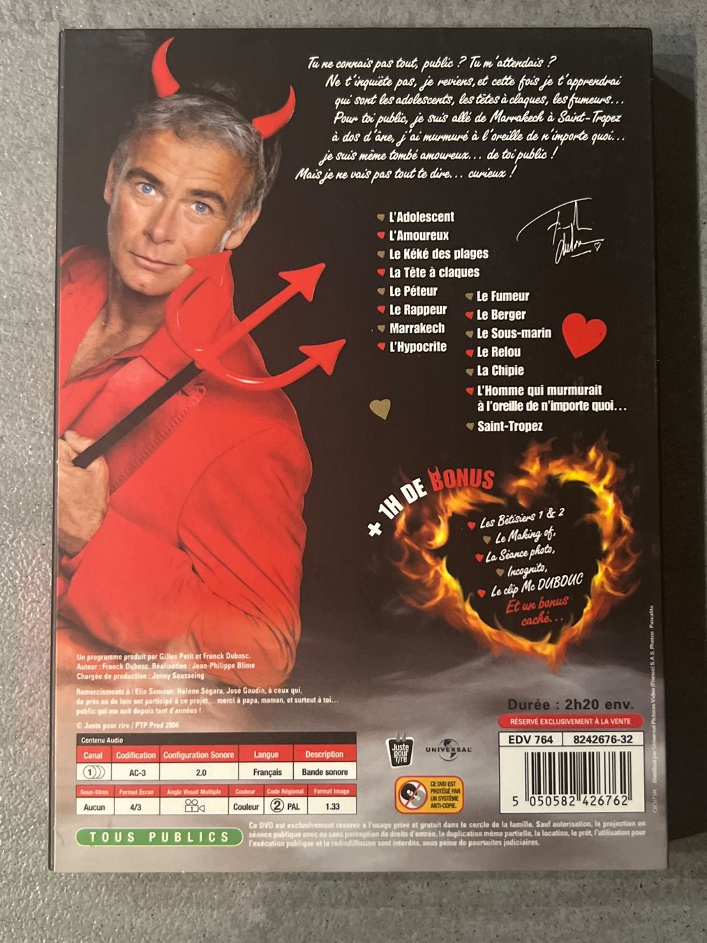 Tutti i DVDs: DVD Franck Dubosc – Usato da Bouveret venduto da Feelgoodtrading 1
