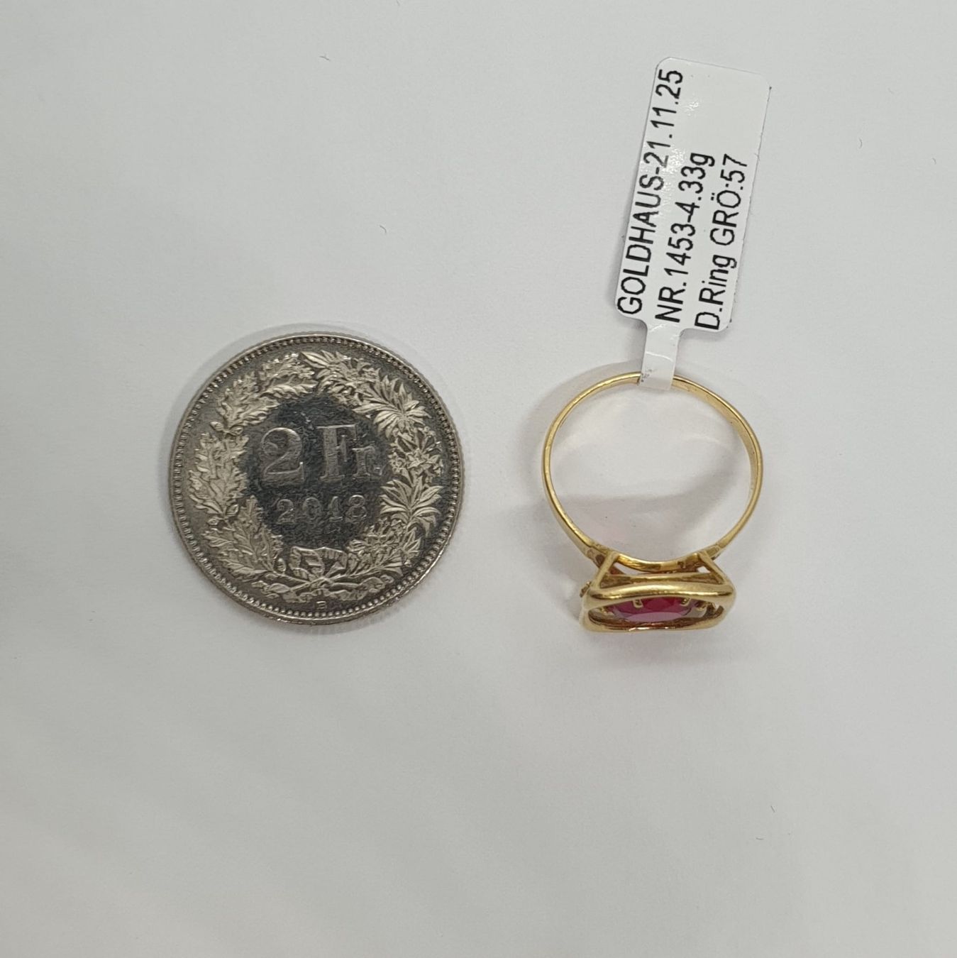 Anelli: Echt 18K Gold Ring – Usato da Luzern venduto da Luzern-Goldhaus 3