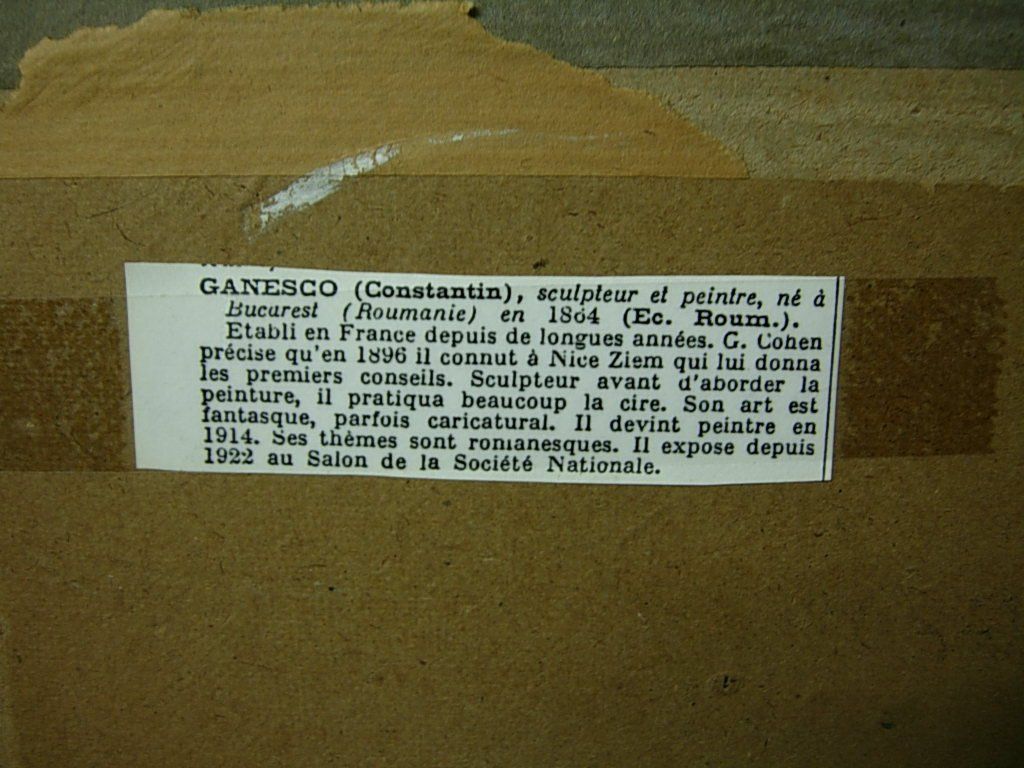 Gemälde: Constantin Ganesco(Bukarest 1864)-Baccanale – Gebraucht aus Luzern von Lucernauno 6