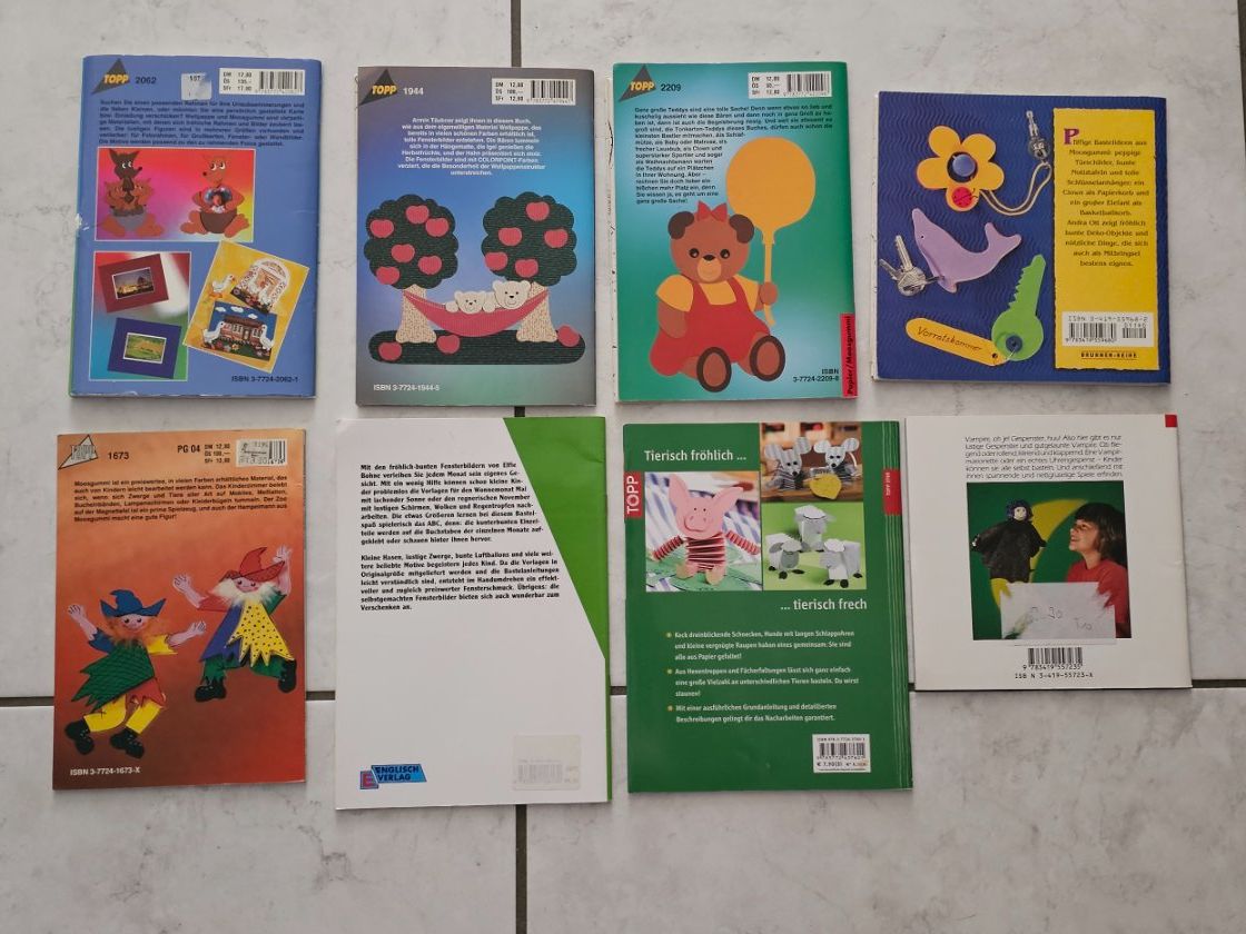 Livres: 8 Bastelbücher " Kinder" – D'occasion à Geuensee par jes_9xyk 1