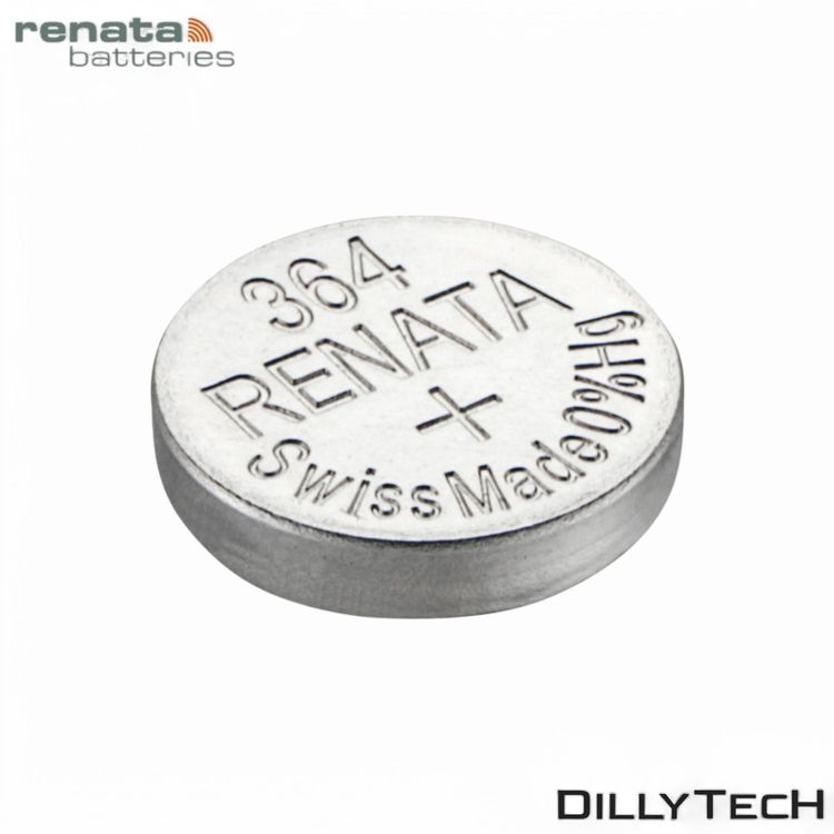 Caricatori & Batterie: Renata 364 Box, SR621SW Knopfzellenbatterie - 5 Stk. – Nuovo e nell'imballaggio originale da Erlenbach ZH venduto da dillytech.ch 1