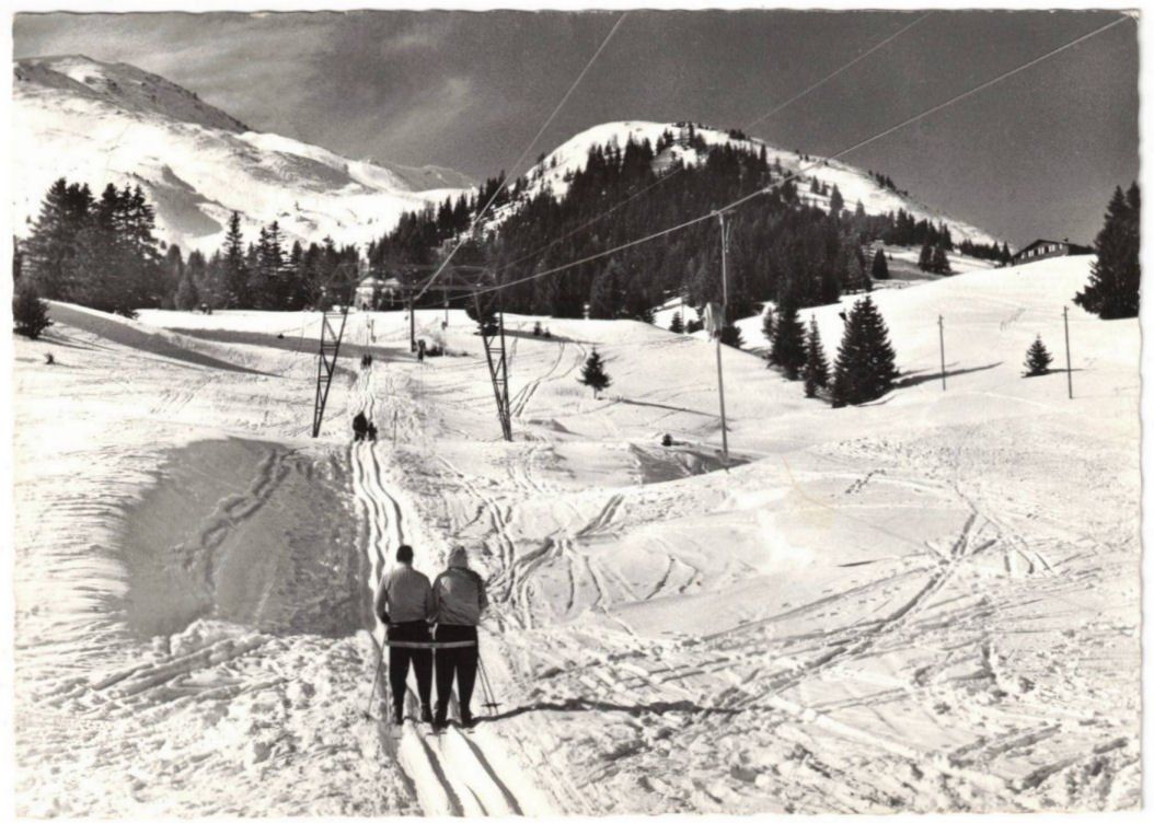 Cartoline postali: Valbella - Skilift – Usato da Binningen venduto da Mountainrider