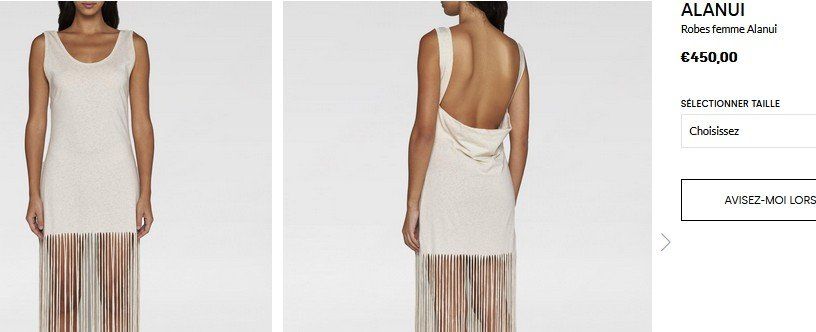 Vestiti: ALANUI Kleid / robe XS/S – Usato da Collonges venduto da arashee 3