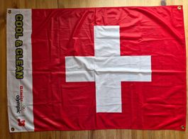 Schweizer Fahne 98x69 cm Schweiz Fan Sport Fussball Hockey