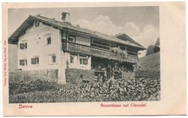 DAVOS Bauernhaus auf Clavadel, animée