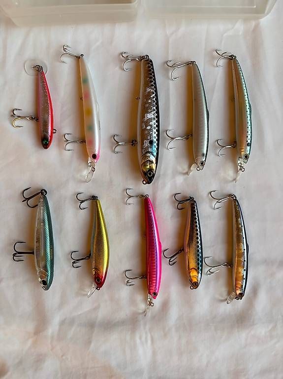 Esche: Profi-Wobbler-Set: 10 Hardbaits inkl. Köderbox – Usato da Herrliberg venduto da axelvb 1