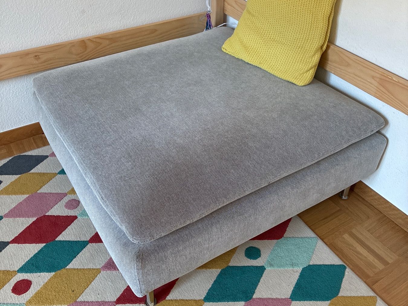 Ikea Sofas: IKEA SÖDERHAMN Hocker Tallmyra grau – Gebraucht aus Zürich von KarlJulius