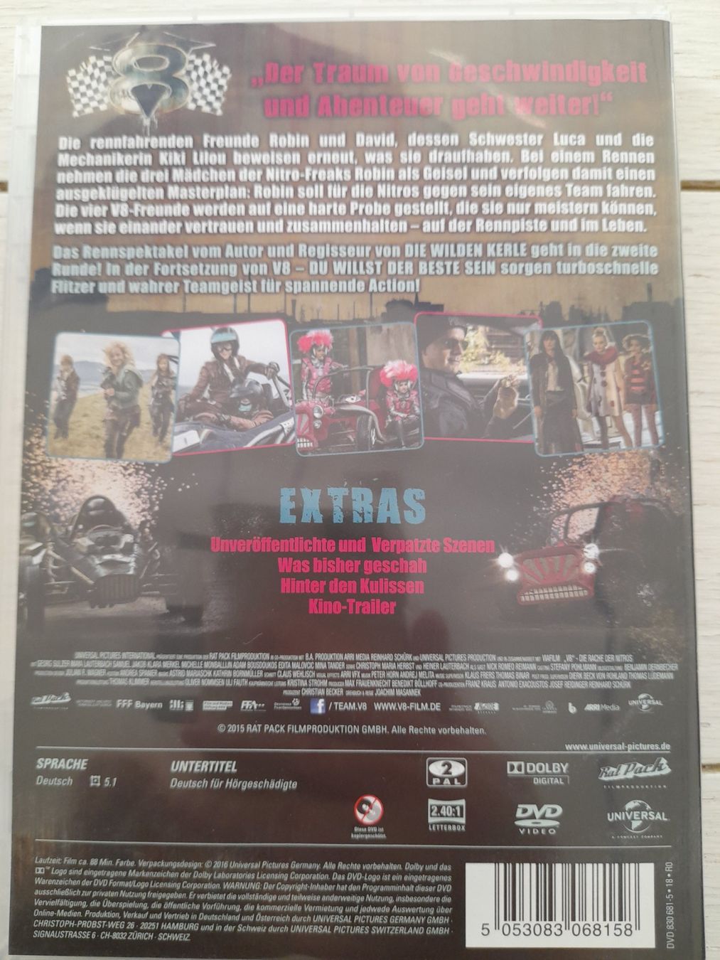 Alle DVDs: DVD - V8 - Die Rache der Nitros – Gebraucht aus Eiken von Lashar 1