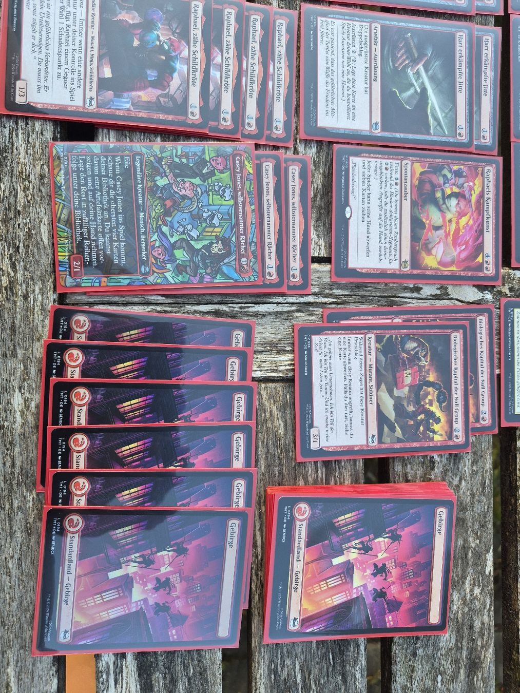 Magic The Gathering Sammelbilder & Trading cards: MTG TMNT Raphael Deck Deutsch NM + Gratis Pin – Gebraucht aus Savigny von loi_7wxv 5